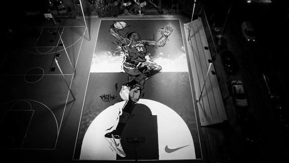Giannis Antetokounmpo ganha homenagem com grafite na Grécia