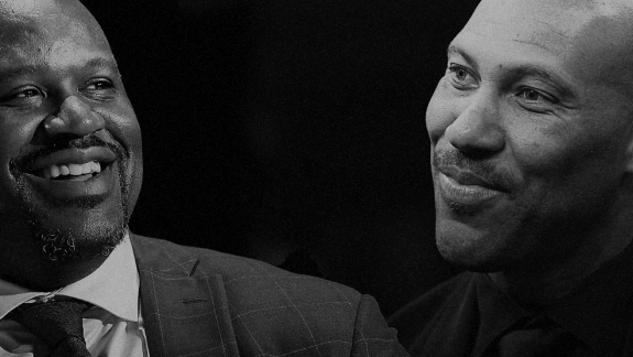 Shaq e seu filho desafiam Lavar e LaMello Ball para um duelo 2x2 e fazem aposta inusitada
