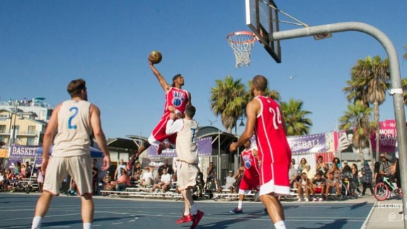 A liga de basquete de Venice Beach